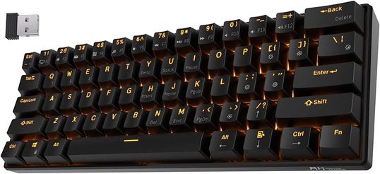 Black Wireless 60% Mechanical Keyboard