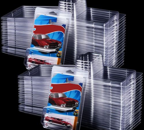 48 Pcs Clear Plastic Protector Packs