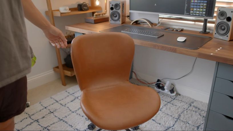 brown modern chair